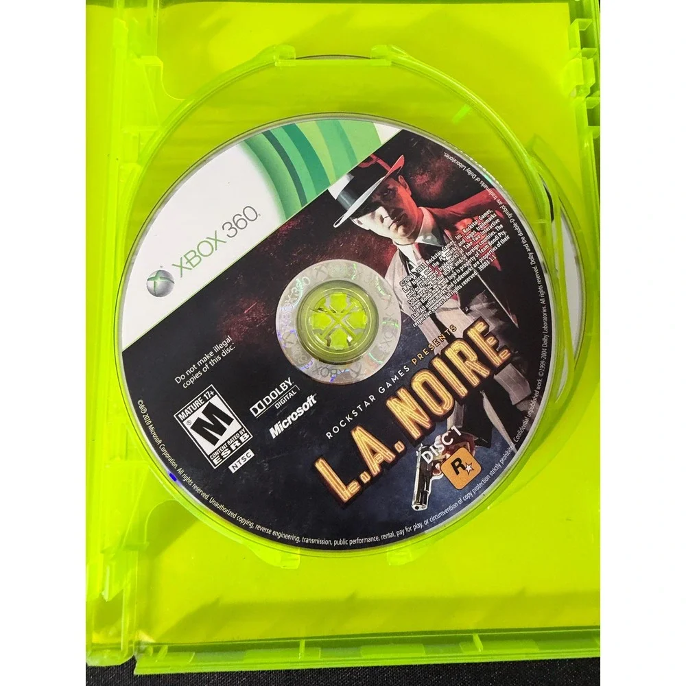 Rockstar Games noire xbox